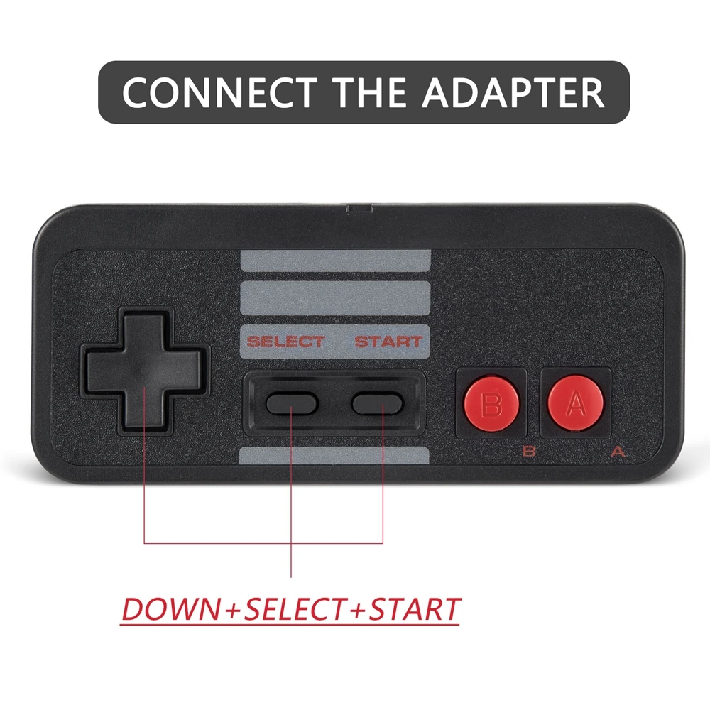 2.4GHz Wireless USB Controller Gamepad Joystick Compatible with NES Retro Games for Windows 10/8/7 PC MAC Linux Raspberry Pi