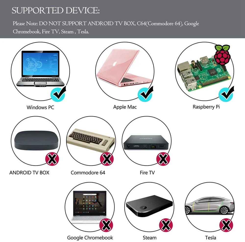 2.4GHz Wireless USB Controller Gamepad Joystick Compatible with NES Retro Games for Windows 10/8/7 PC MAC Linux Raspberry Pi