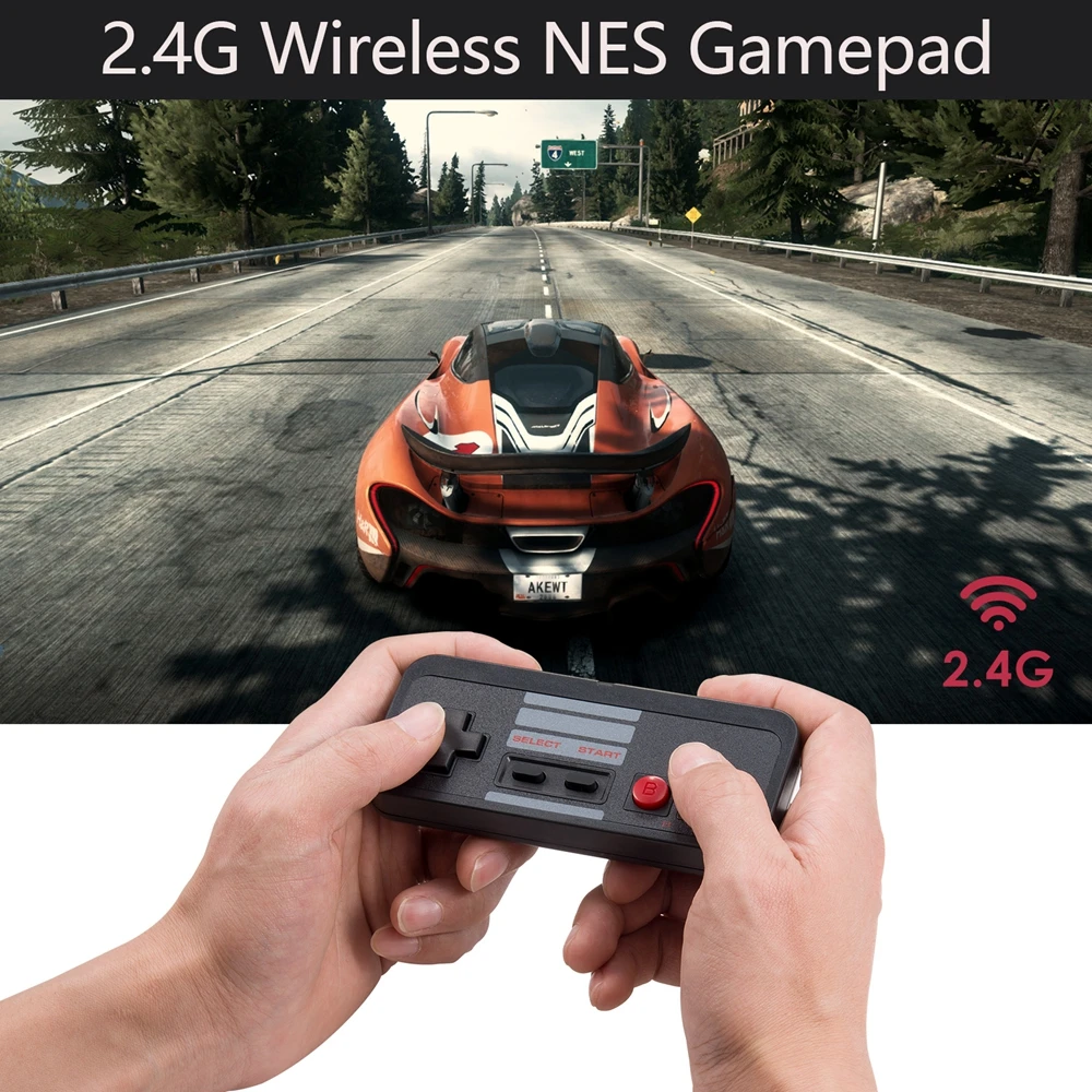 2.4GHz Wireless USB Controller Gamepad Joystick Compatible with NES Retro Games for Windows 10/8/7 PC MAC Linux Raspberry Pi