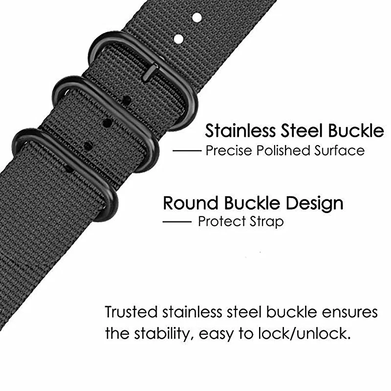 Nylon band for Huami Amazfit GTS 4 3 2 2e GTR 4 2 3 Pro smartwatch Bracelet correa Amazfit Bip/stratos/2/2e/mini/47mm/lite strap
