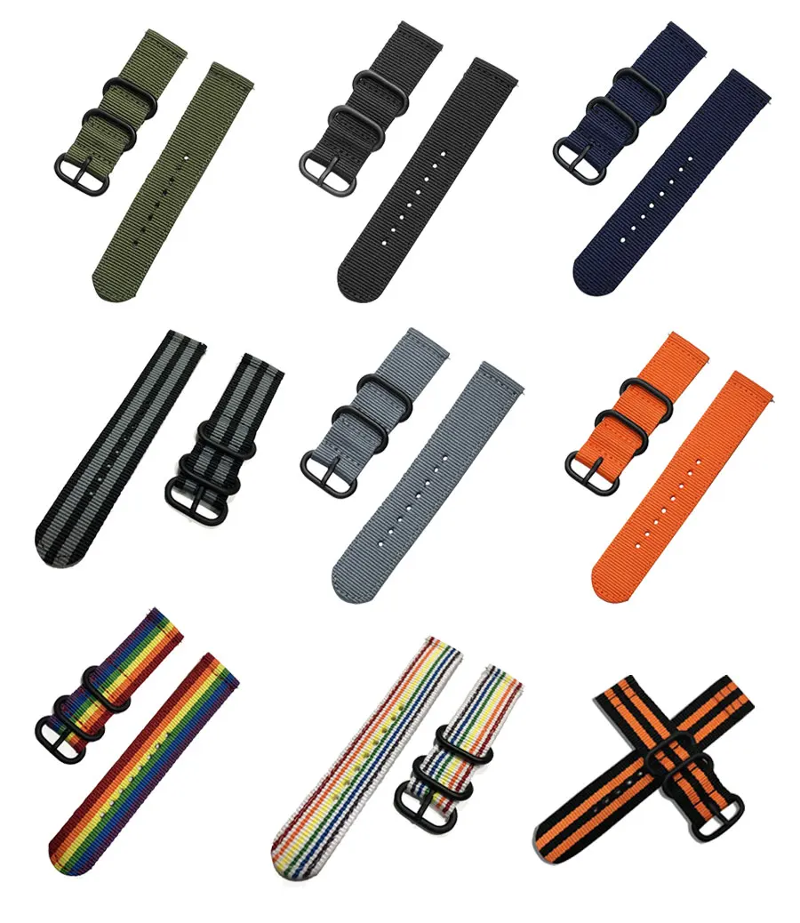 Nylon band for Huami Amazfit GTS 4 3 2 2e GTR 4 2 3 Pro smartwatch Bracelet correa Amazfit Bip/stratos/2/2e/mini/47mm/lite strap