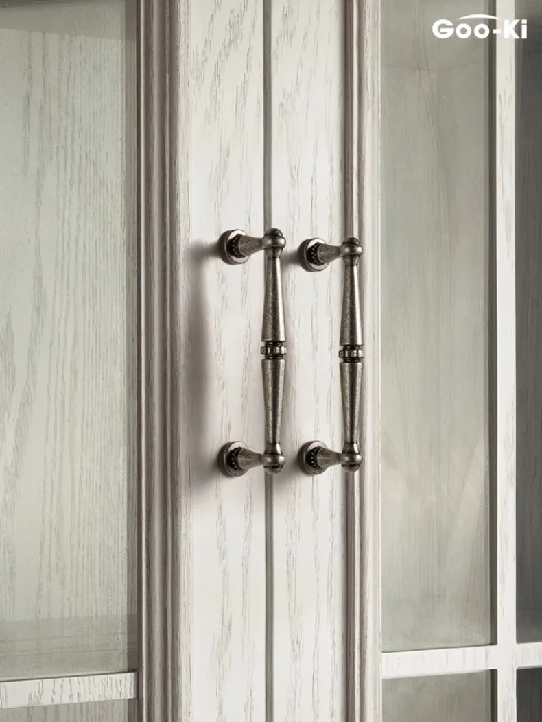 American Style Traditional Vintage Antique Brass Cabinet Handles Kitchen Cupboard Pulls Drawer Knobs for Furniture Hardware