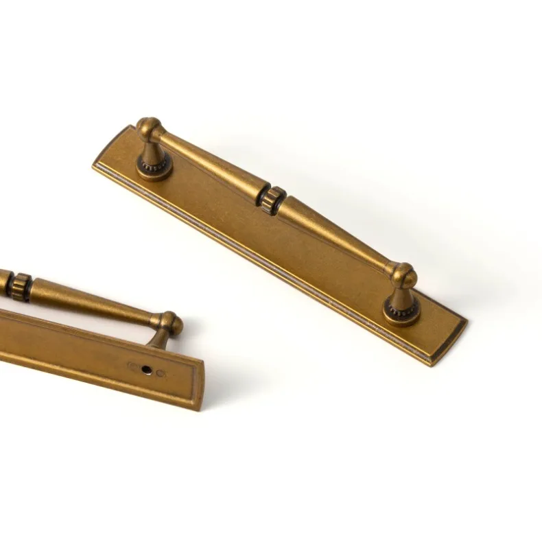 American Style Traditional Vintage Antique Brass Cabinet Handles Kitchen Cupboard Pulls Drawer Knobs for Furniture Hardware