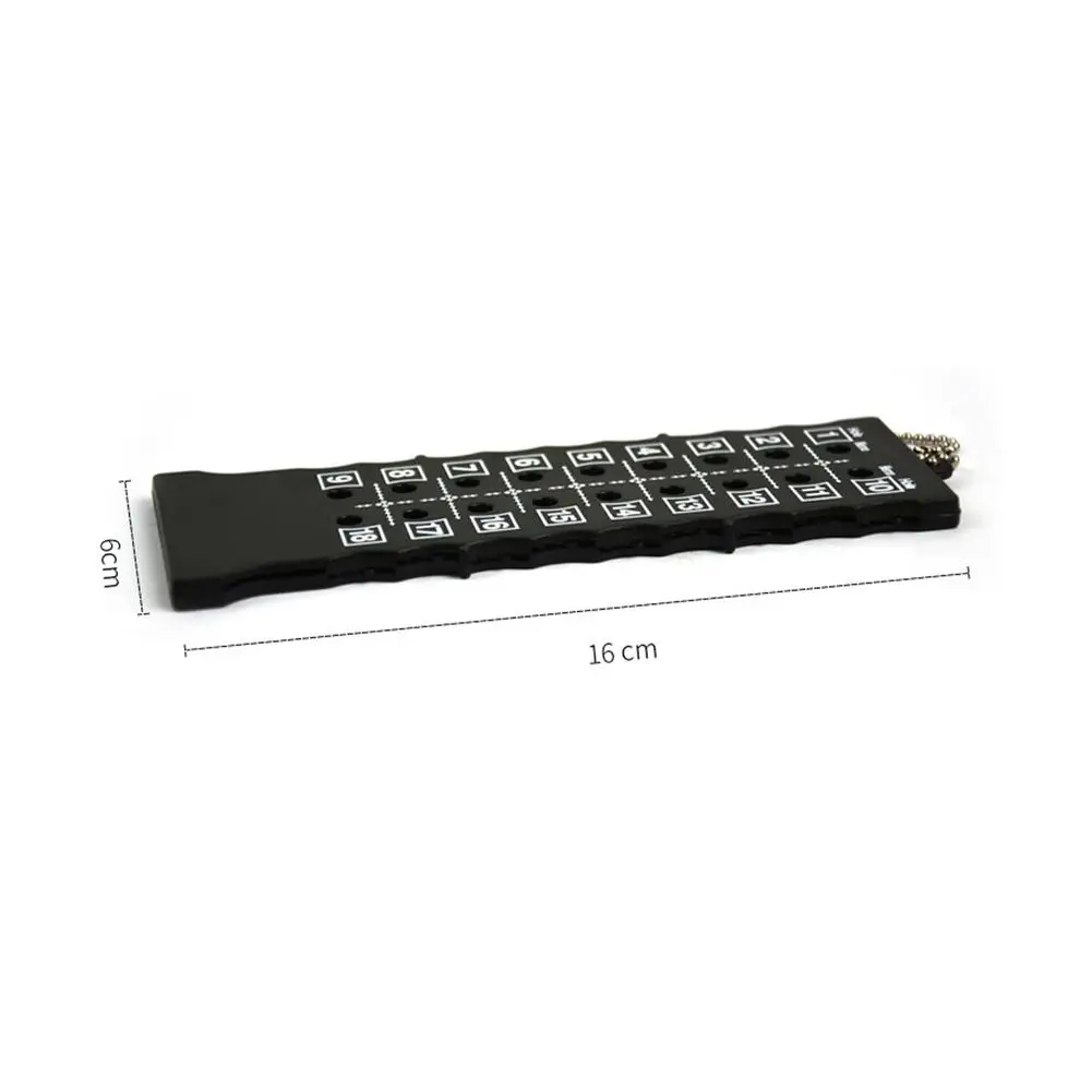 18 Holes Golf scorecard Portable Golf Stroke Counter Golf Score Card Counter for Golf Sport Scorer Mark Indicator Tool With Key