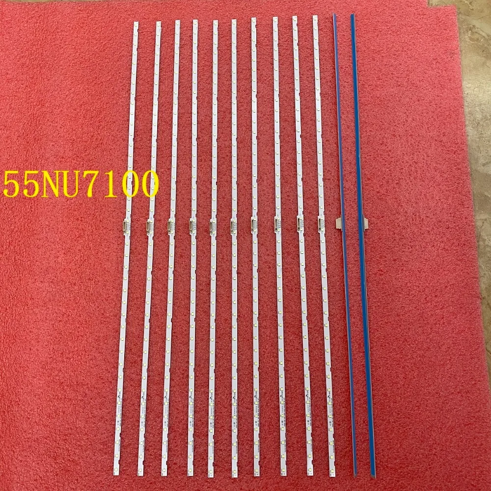 LED Strip(2)For Samsung UE55NU7172U UN55RU7100G UN55NU7090G UE55RU7100 UE55NU7179 UE55NU7442 UE55NU7445 UE55NU7449 UE55NU7120U