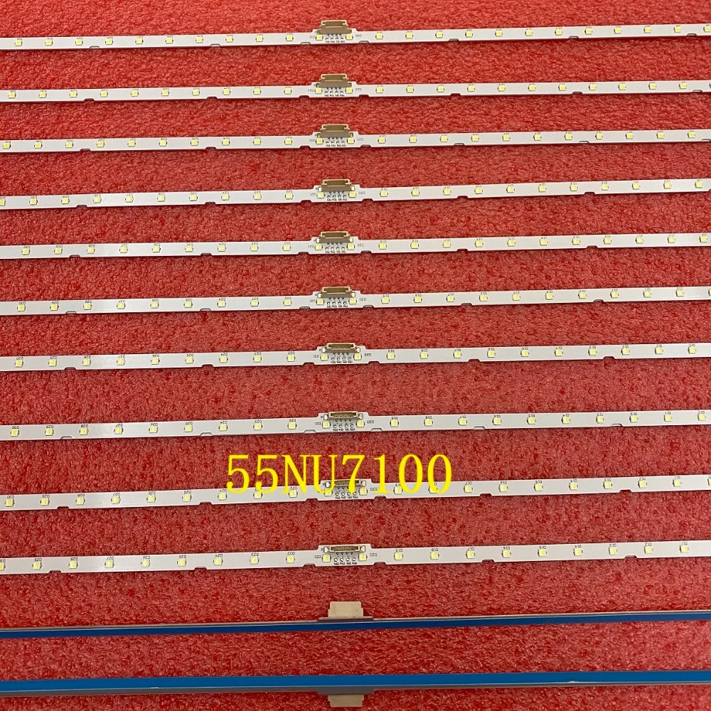 LED Strip(2)For Samsung UE55NU7172U UN55RU7100G UN55NU7090G UE55RU7100 UE55NU7179 UE55NU7442 UE55NU7445 UE55NU7449 UE55NU7120U