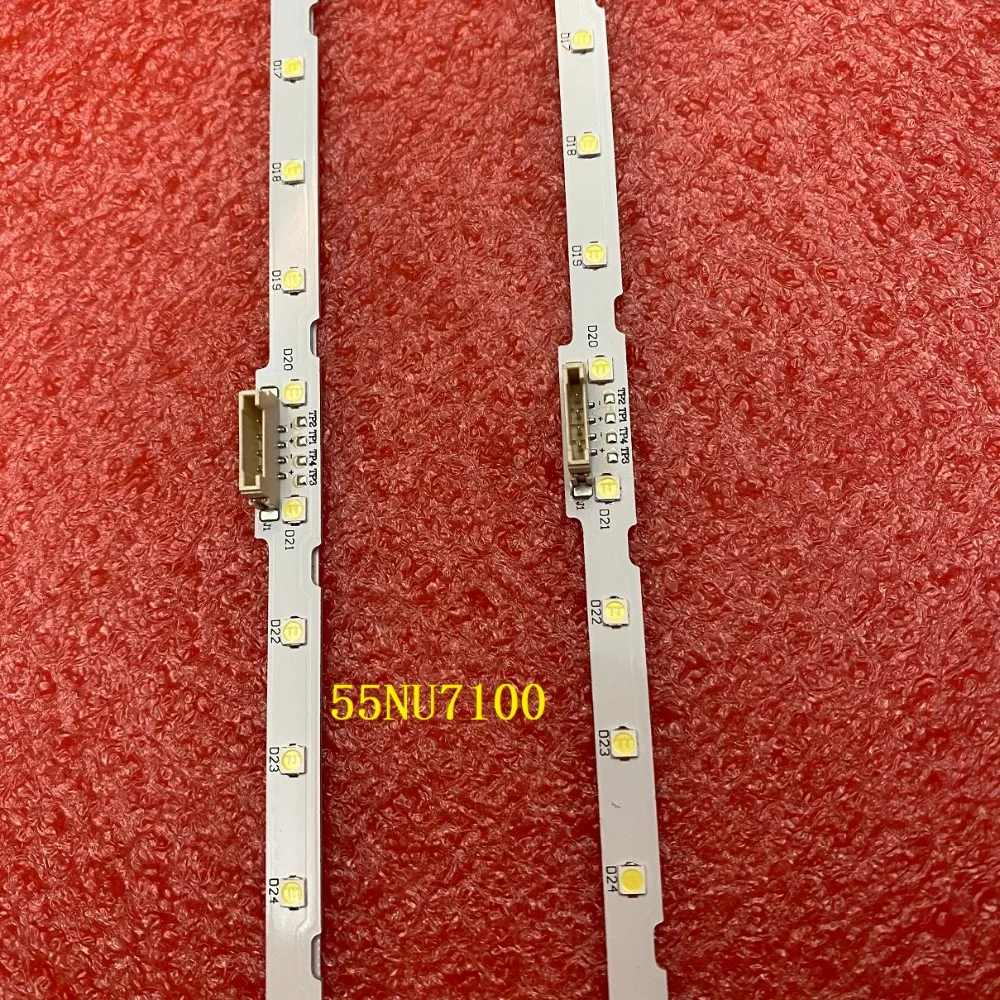 LED Strip(2)For Samsung UE55NU7172U UN55RU7100G UN55NU7090G UE55RU7100 UE55NU7179 UE55NU7442 UE55NU7445 UE55NU7449 UE55NU7120U