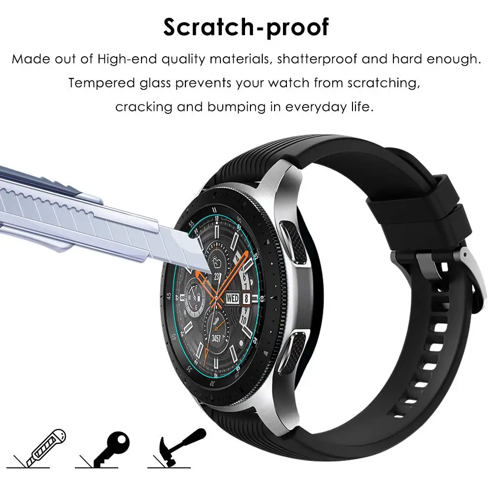 Soft Glass For Samsung Galaxy Watch 4 44mm 40mm smart watch 3D HD All-around Protector Galaxy Active 2 Screen Protector Film