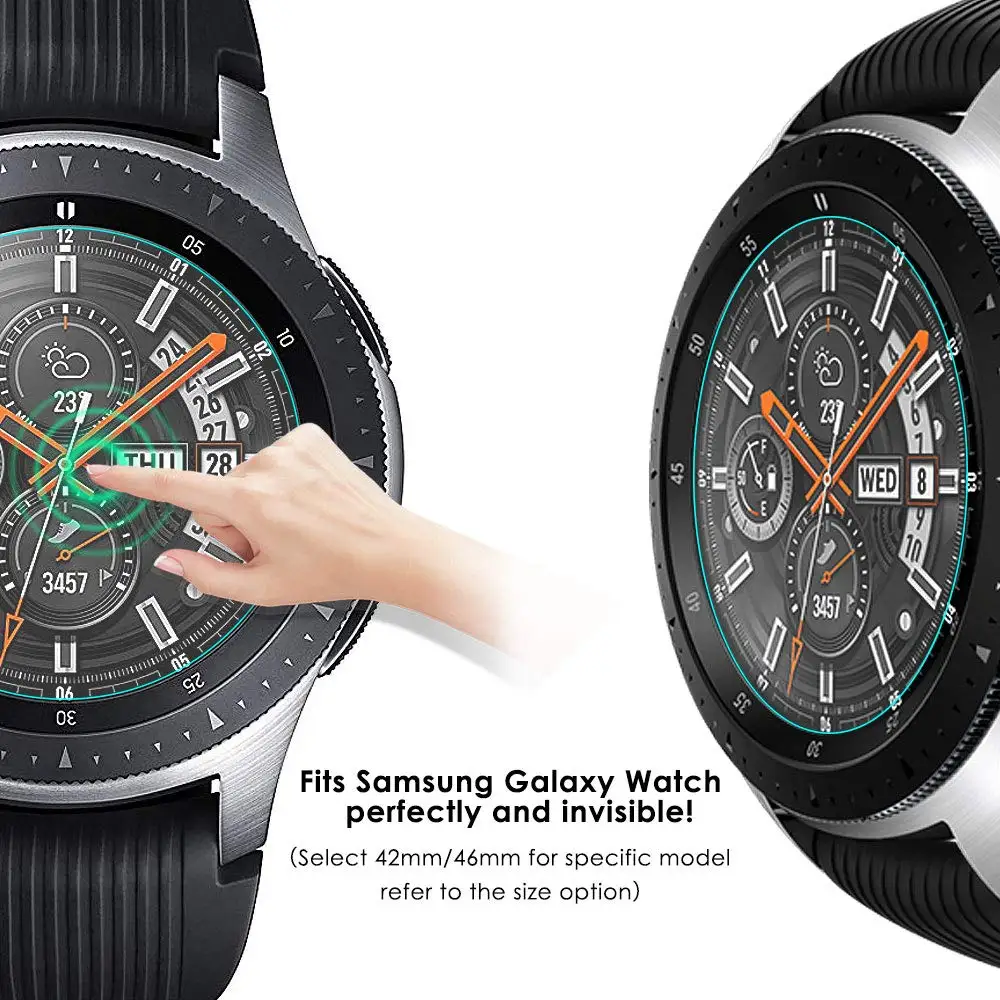 Soft Glass For Samsung Galaxy Watch 4 44mm 40mm smart watch 3D HD All-around Protector Galaxy Active 2 Screen Protector Film