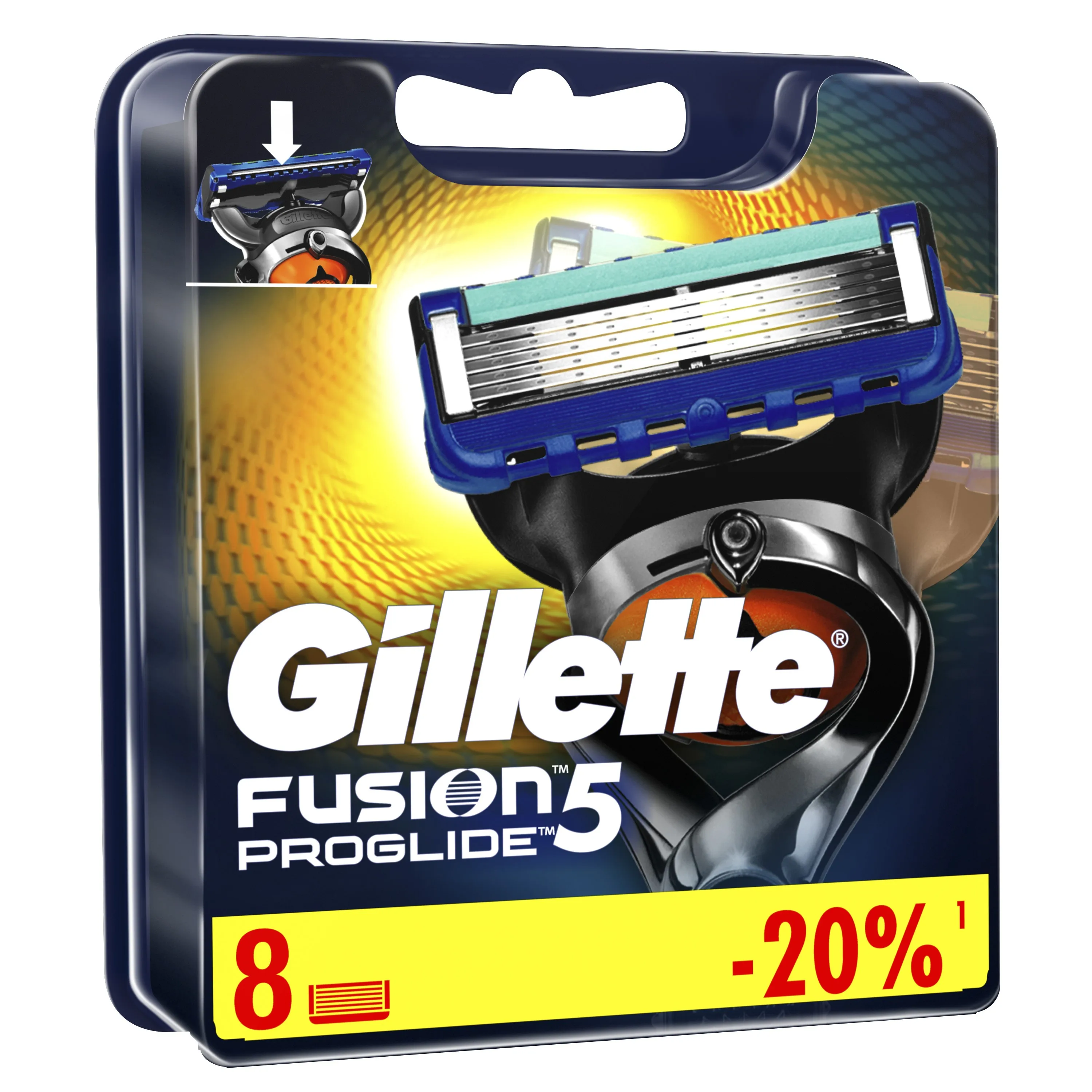 Replacement cartridges for Gillette Fusion ProGlide, 8 pcs cassettes for shaving gillette shaving cassettes shaving blades