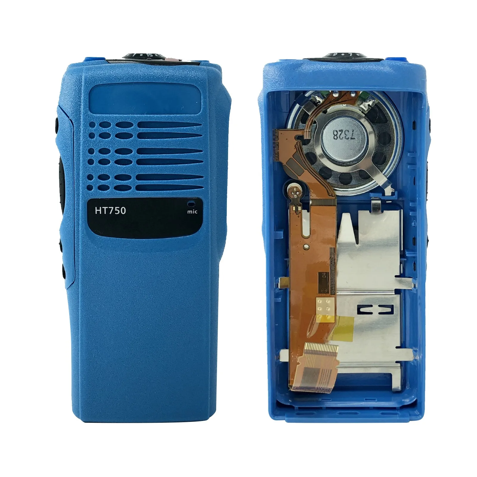 6 Colors Walkie Talkies Repair Replacement Front Housing Case Kit For PRO5150 GP328 GP340 HT750 Radio With Speaker--VBLL
