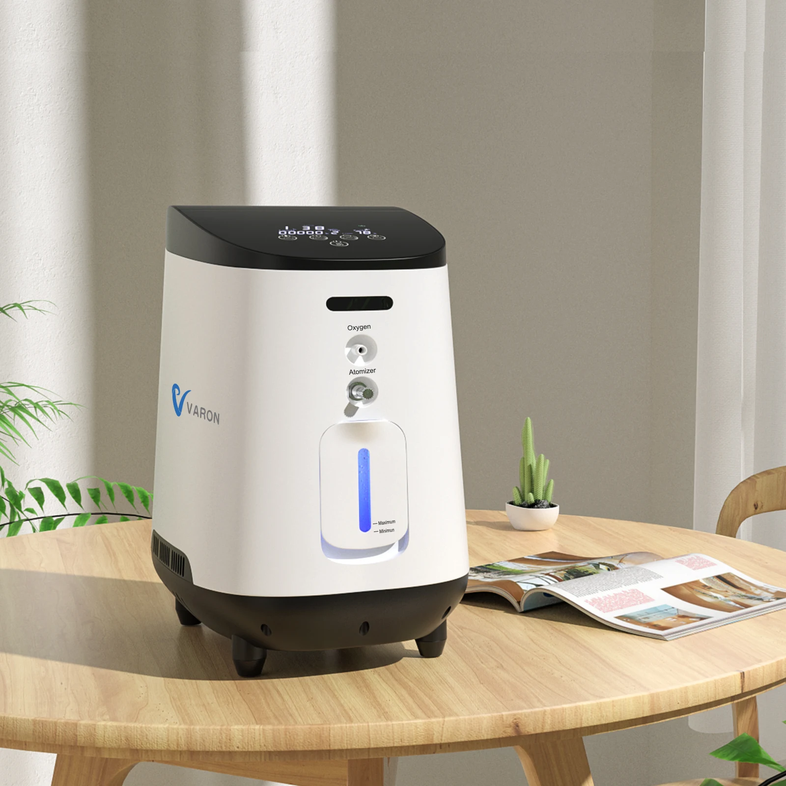 VARON Home Travel 1L-7L High Concentration Oxygene Concentrator Generator Home Health Care Equipment AC110-220V