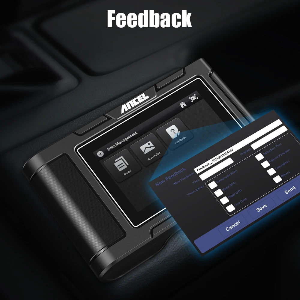 ANCEL HD3200 24V Heavy Duty Diesel Truck Scanner D.P.F Regeneration Oil Reset All System Car Diagnostic Tool for FUSO Hyundai