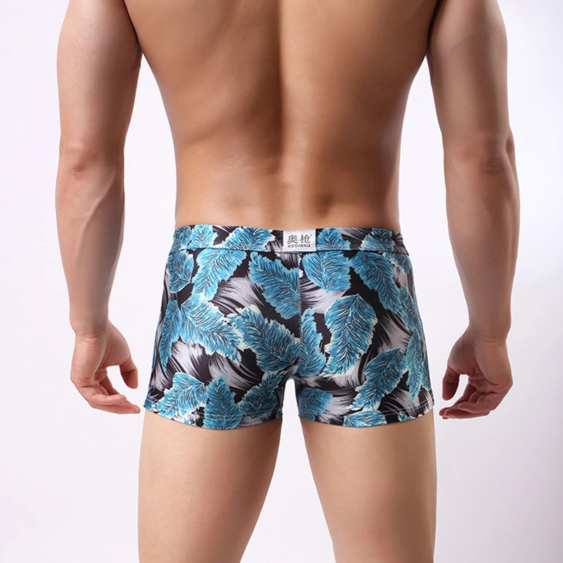 New Summer Swim Trunks Men's Swimwear Swimsuit Maillot De Bain Boy Swim Suits Boxer Shorts Swimming Surf Beach Wear#A