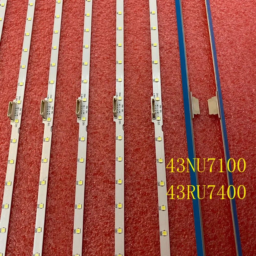 LED Backlight Strip for Samsung 43NU7100 UN43NU7100G UN43NU7100 UE43NU7100 UE43NU7120 UE43NU7170 UN43RU7400 BN61-15482A