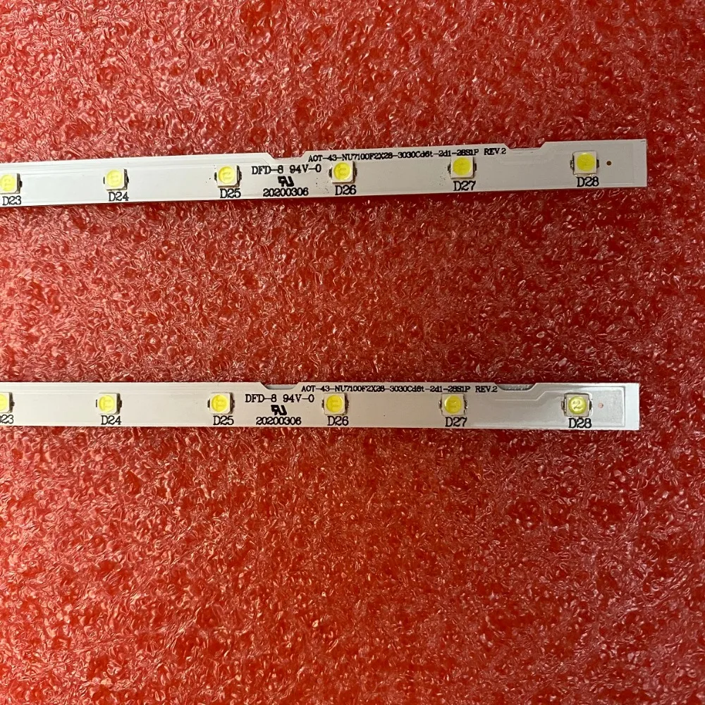 LED Backlight Strip for Samsung 43NU7100 UN43NU7100G UN43NU7100 UE43NU7100 UE43NU7120 UE43NU7170 UN43RU7400 BN61-15482A