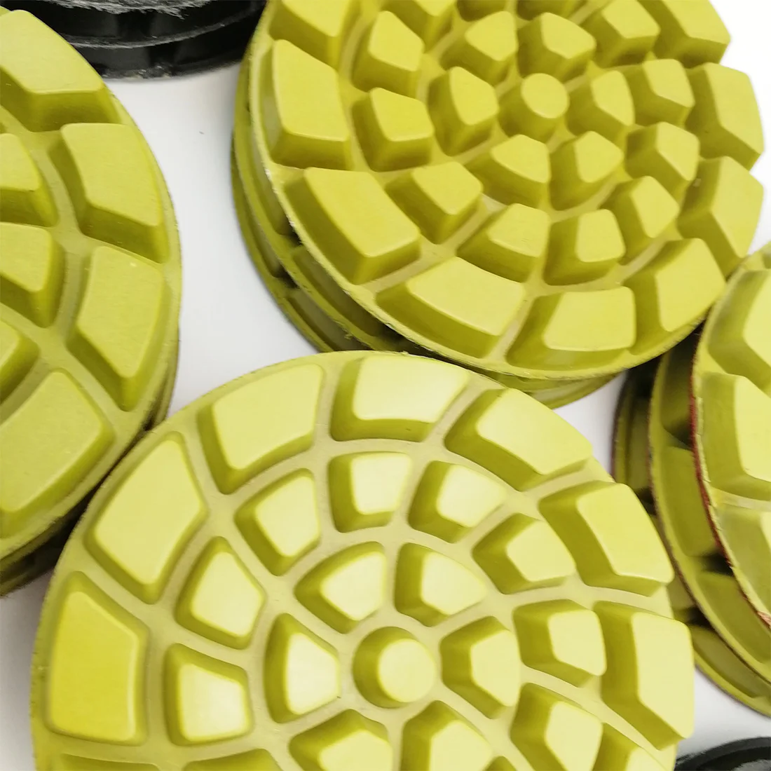 3set/63pcs Dia 4"/100mm Resin Bond Diamond Concrete Polishing Pads Thickened Floor Renew Pads US WAREHOUSE STOCK