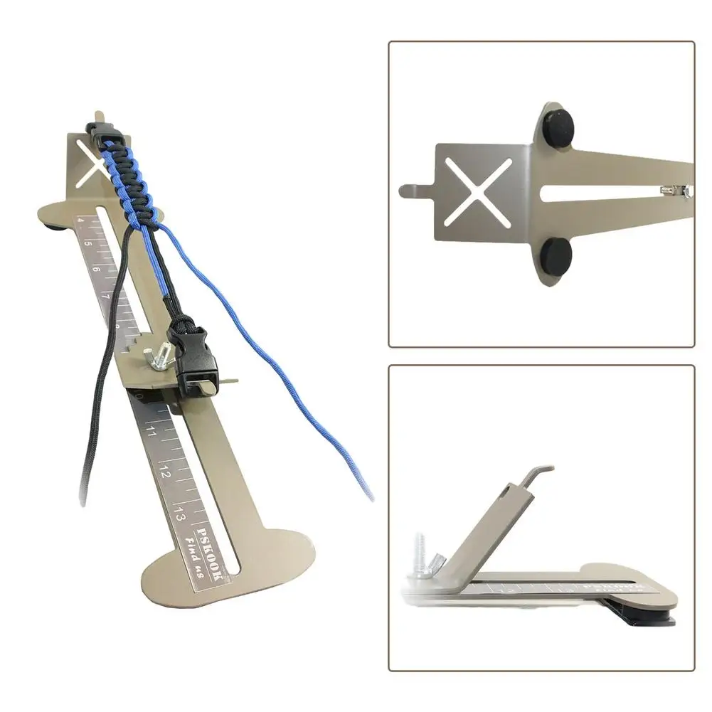 DIY Paracord Bracelet Maker Knitting Tool Knot Braided Parachute Cord Weaving Tools Wristband Braiding Device Bracelet Braid