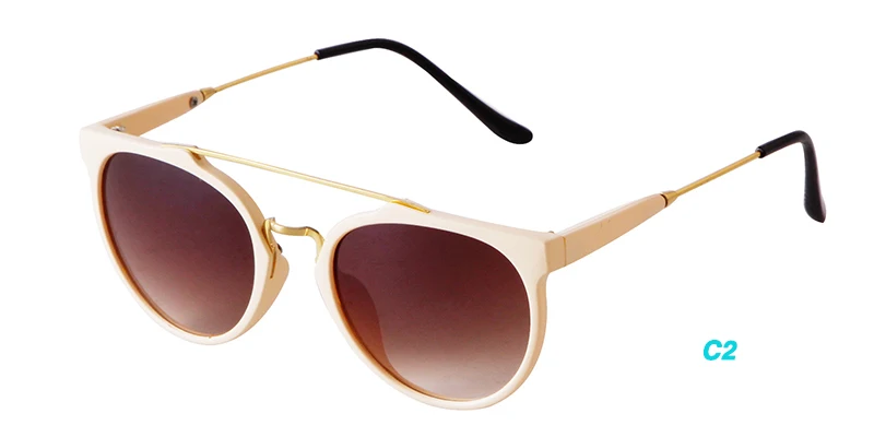 New Fashion Small Round Sunglasses Trendy Casual Double Nose Women Sun Glasses Men Classic vintage Thin Legs UV400 Sunglass
