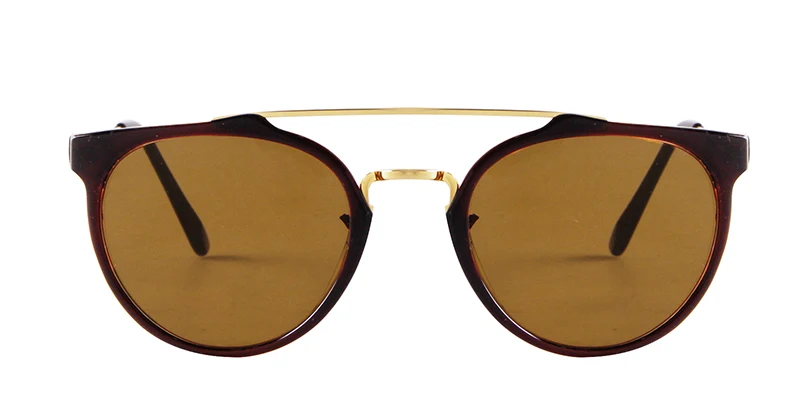New Fashion Small Round Sunglasses Trendy Casual Double Nose Women Sun Glasses Men Classic vintage Thin Legs UV400 Sunglass