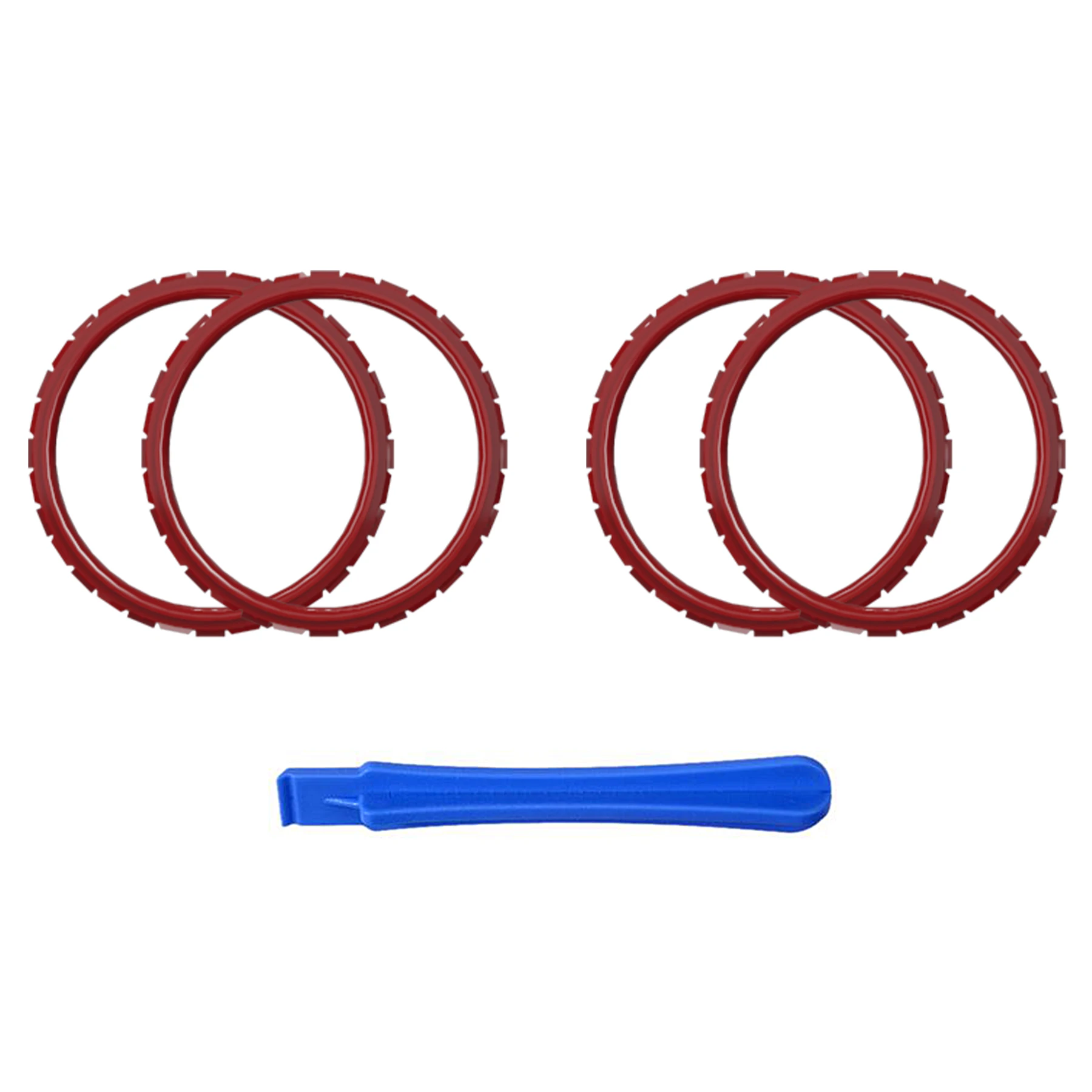 eXtremeRate Replacement Accessories for ps5 Controller, Accent Rings for ps5 Controller - Controller NOT Included