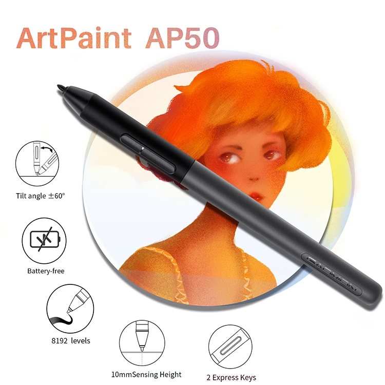 GAOMON PD1320 13.3 Inch Portable Monitor Full Laminated HD 86% NTSC Color Gamut Graphics Tablet Display for Drawing & Painting