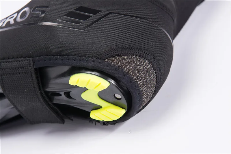 ROCKBROS Winter Cycling Shoe Cover MTB Warmer Overshoes Bike Bicycle Shoes Covers Reflective Windproof Waterproof Protector