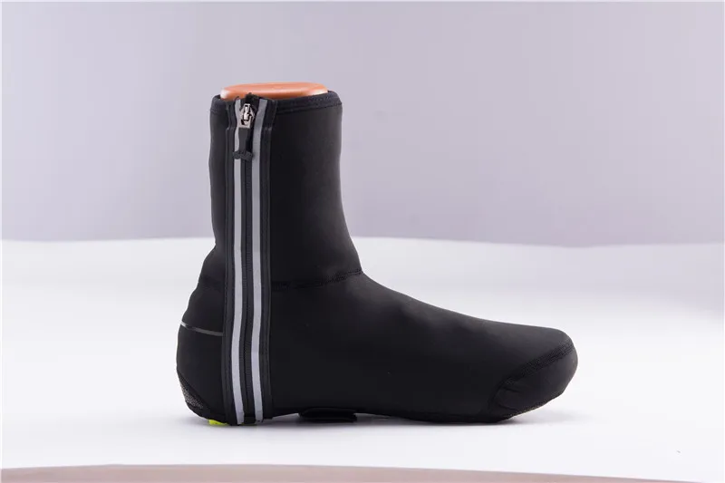 ROCKBROS Winter Cycling Shoe Cover MTB Warmer Overshoes Bike Bicycle Shoes Covers Reflective Windproof Waterproof Protector