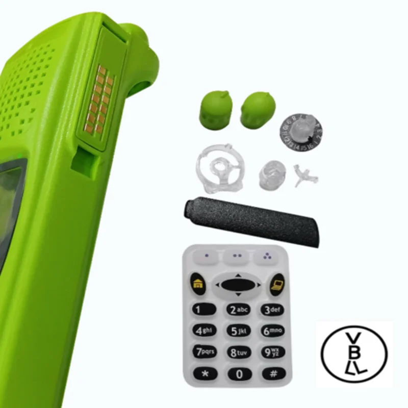 Walkie-talkies Replacement Housing Case Cover for XTS5000 Model 3 M3 Two-way Radio No Copper Sheet Green