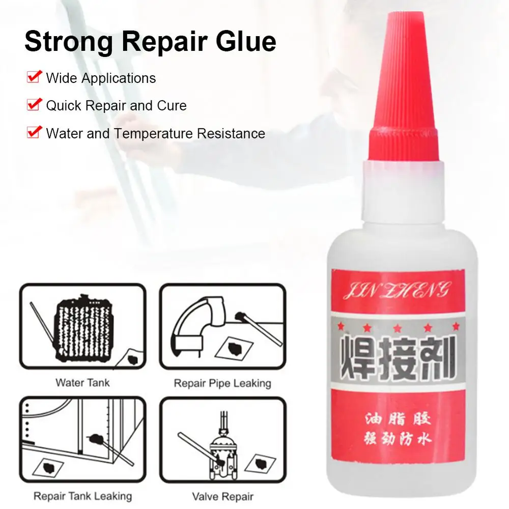 20g/50g Welding Glue Plastic Wood Metal Rubber Tire Repair Glue Soldering Agent Mighty Tire Repair Welding Glue Car Accessories
