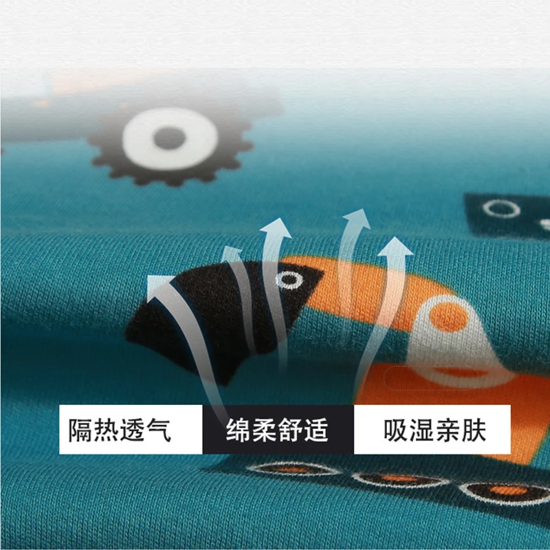 Autumn Winter Thermal Underwear Suit Girl Clothing Sets Boys Pajama Sets Baby No Trace Warm Sleepwear Cartoon Print Kids Clothes