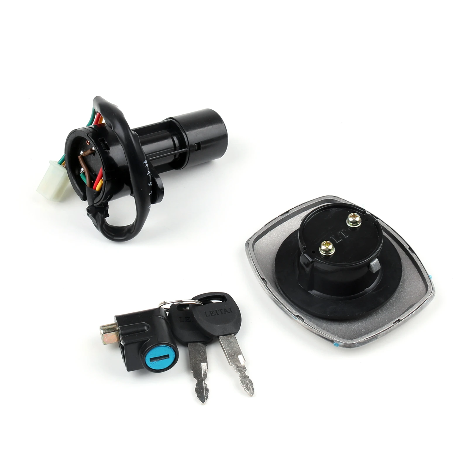 Artudatech Ignition Switch Lock & Fuel Gas Cap Key For Suzuki GS125 GS 125 4wire 1982 1983 1984 1985-1999 2000
