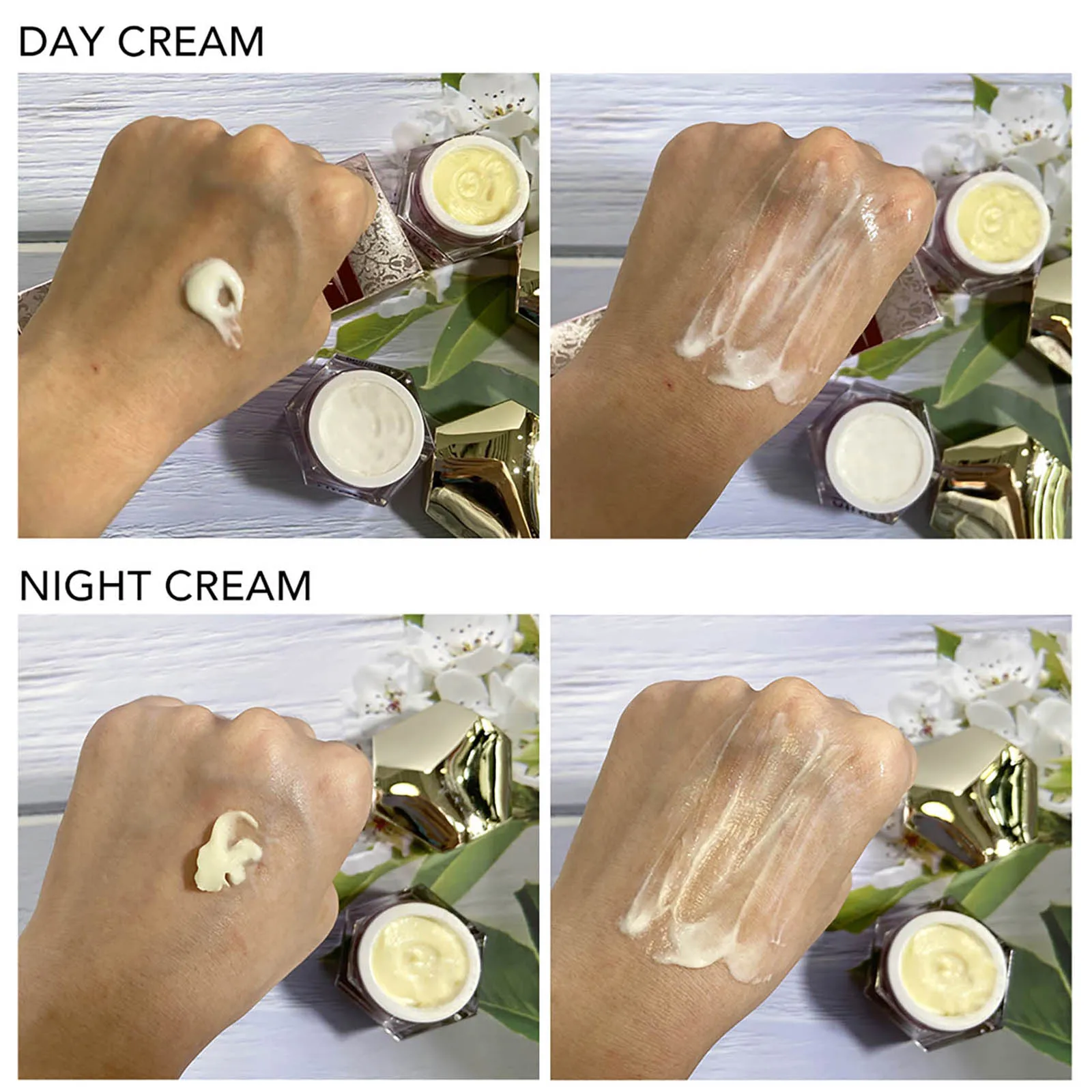 AILKE Face Cream With Hyaluronic Acid, Whitening, Moisturizing, Reduce Wrinkles, Dark Spots, for All Skin Types Beauty Set