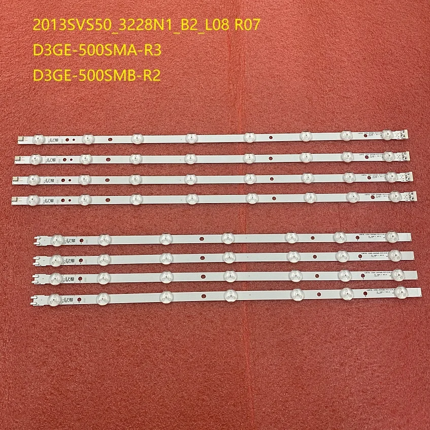 8pcs LED backlight strip for Samsung UN50J6200 UN50H6201 UN50H5203 UN50EH5000 UN50EH5300 CY-DH050BGNV1H DF500BGA-B1 T500HVF02.2