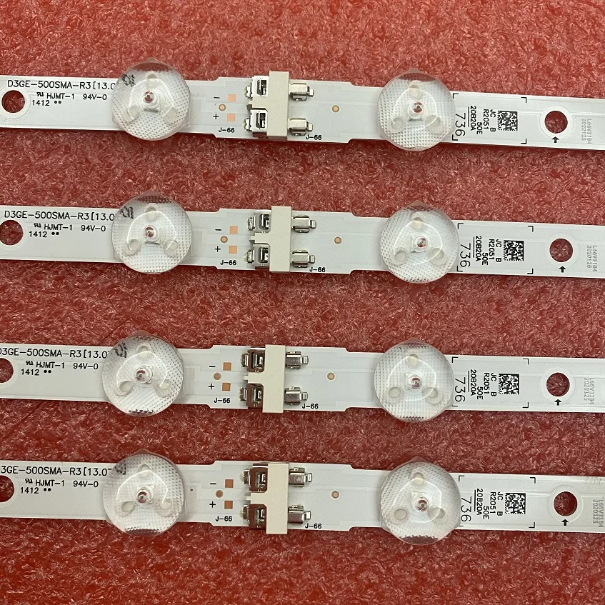 8pcs LED backlight strip for Samsung UN50J6200 UN50H6201 UN50H5203 UN50EH5000 UN50EH5300 CY-DH050BGNV1H DF500BGA-B1 T500HVF02.2