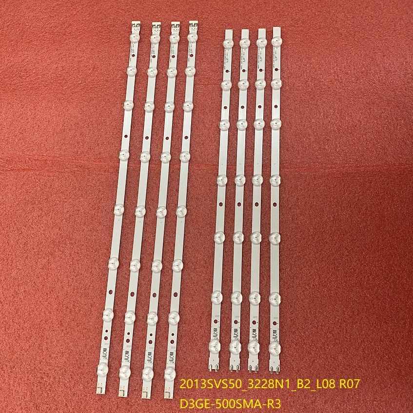 8pcs LED backlight strip for Samsung UN50J6200 UN50H6201 UN50H5203 UN50EH5000 UN50EH5300 CY-DH050BGNV1H DF500BGA-B1 T500HVF02.2