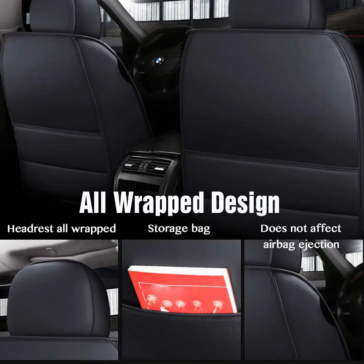 PU Leather Car Seat Cover Cushion for BMW f10 E46 g30 for Ford Golf 4 for VW/passat B5 B8 golf 5 for peugeot 206 307 407 308
