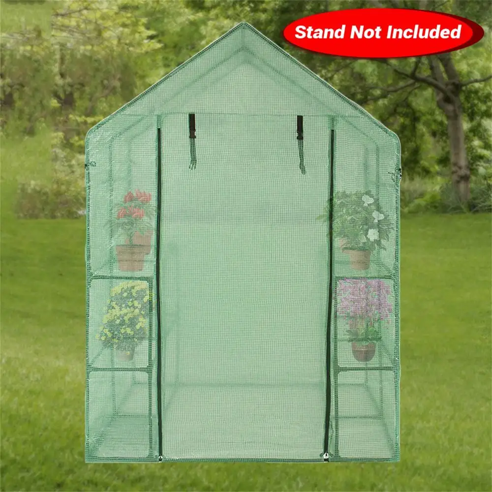 1pcs PVC Garden Walk-in Greenhouse Plant Cover High-quality PVC Gardening Greenhouse Inner Accessories Without Iron Frame