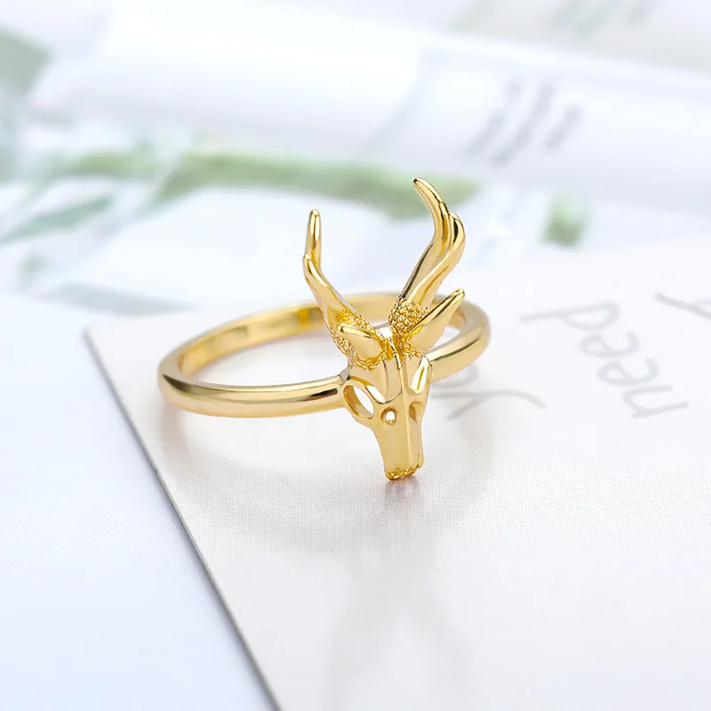 Vintage Punk Skeleton Skulls Rings for Women Man HipHop Jewelry Stainless Steel Satan Devil Finger Accessories Gifts For Friend