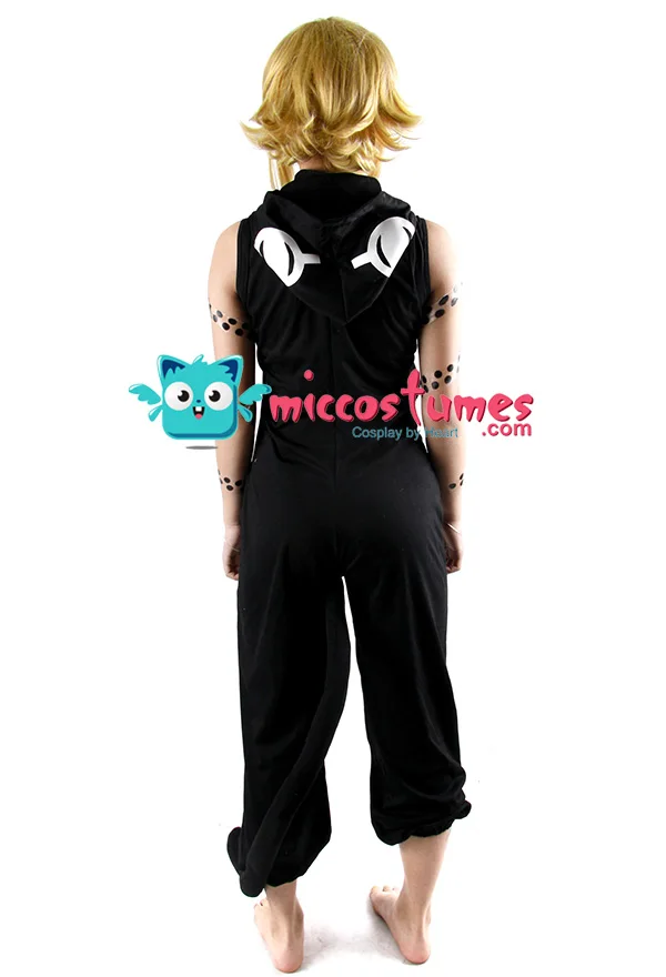 Women's Medusa Black Cosplay Costume Jumpsuit with Tail