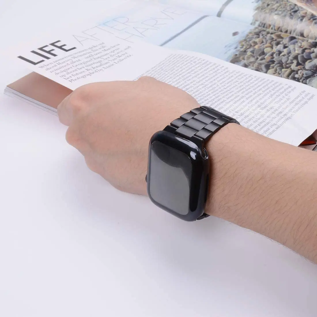 Stainless Steel Strap for Apple Watch Band 44mm 40mm 42mm Accessories Metal Bracelet iWatch Series 12 11 3 4 5 6 SE 7 41mm 45mm