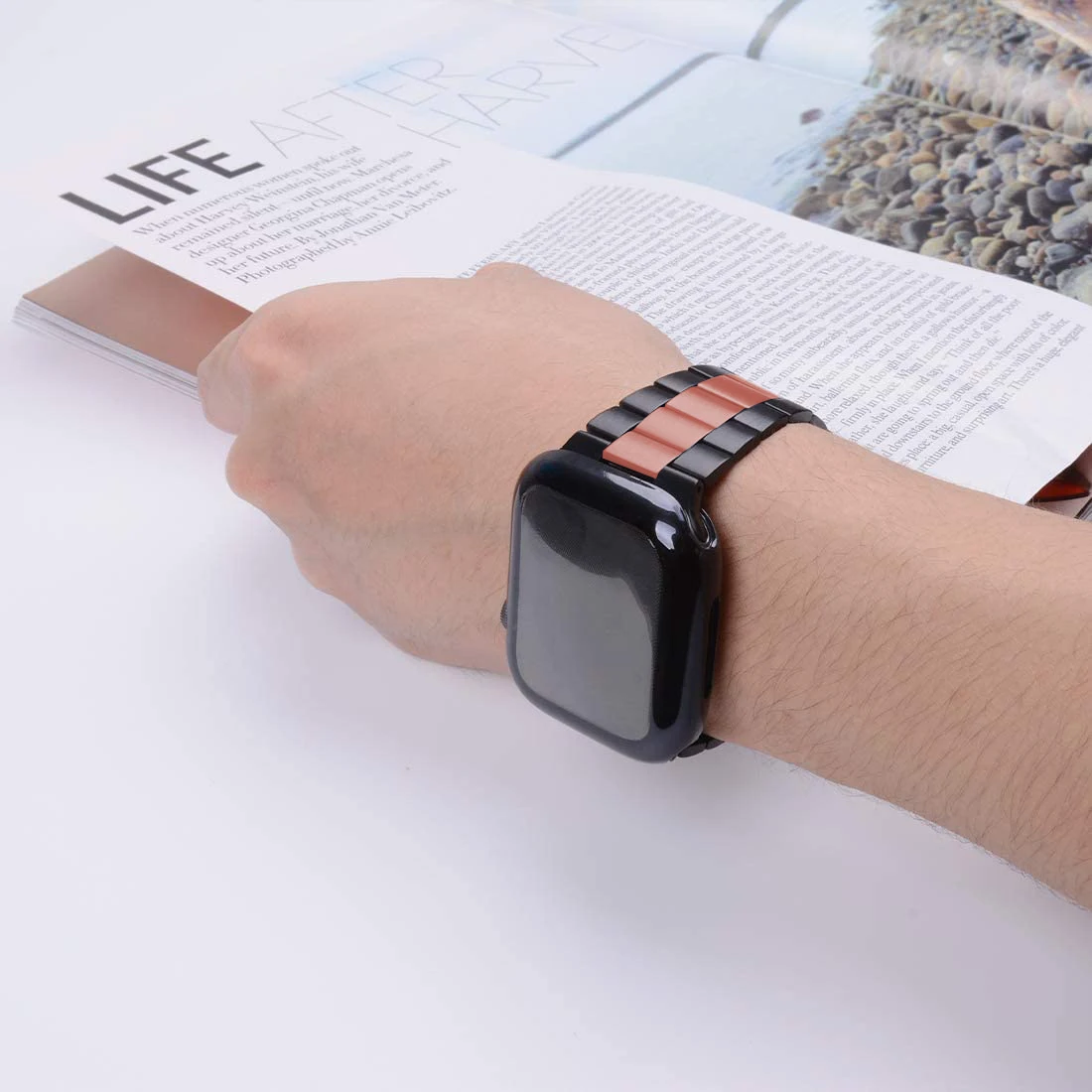 Stainless Steel Strap for Apple Watch Band 44mm 40mm 42mm Accessories Metal Bracelet iWatch Series 12 11 3 4 5 6 SE 7 41mm 45mm