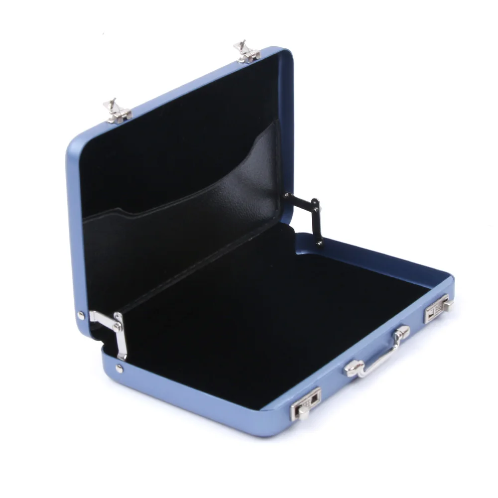 Aluminum Storage Box Business Id Credit Card Holder Mini Suitcase Bank Card Box Holder Jewelry Case Organizer Rectangle New