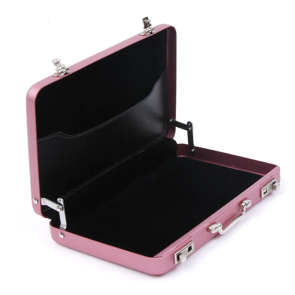 Aluminum Storage Box Business Id Credit Card Holder Mini Suitcase Bank Card Box Holder Jewelry Case Organizer Rectangle New
