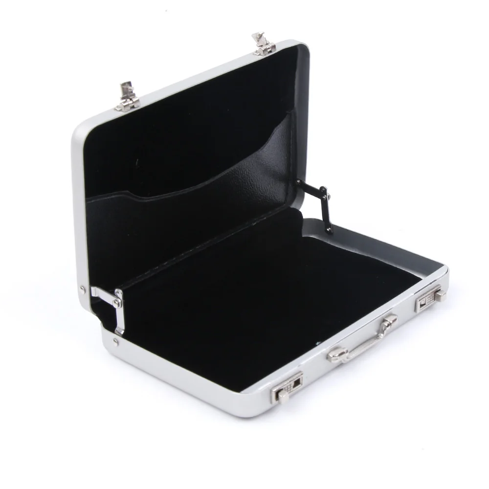 Aluminum Storage Box Business Id Credit Card Holder Mini Suitcase Bank Card Box Holder Jewelry Case Organizer Rectangle New