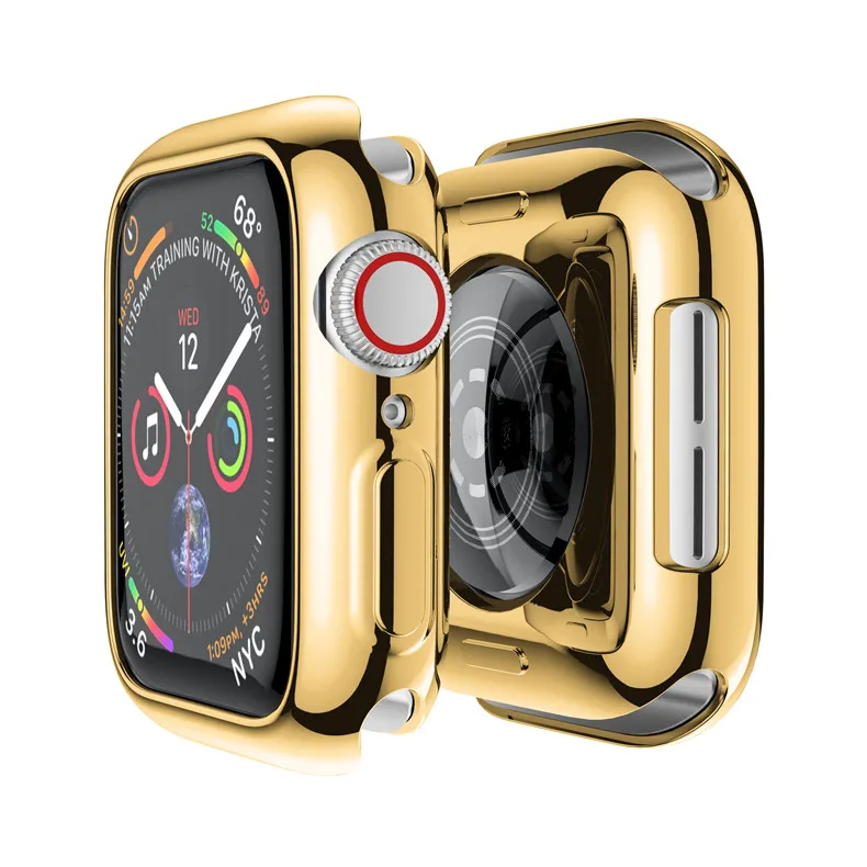 Cover Case For Apple Watch band 44mm/40mm/42mm/38mm iwatch screen protector Accessories silicone bumper apple watch 6 se 5 4 3 2