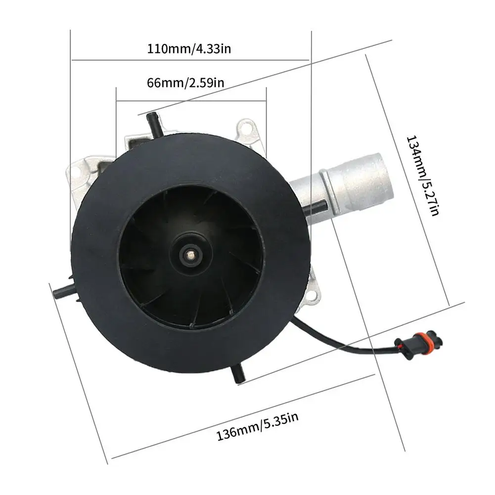 Blower Motor Assembly Fit Eberspacher Airtronic D4 12V 24V 2-5KW Car Parking Heater 4KW Combustion Air Fan