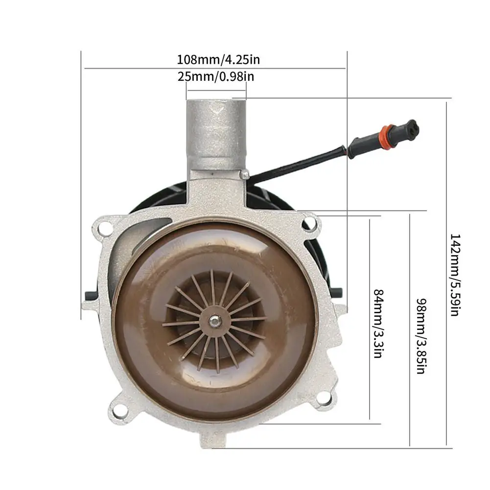 Blower Motor Assembly Fit Eberspacher Airtronic D4 12V 24V 2-5KW Car Parking Heater 4KW Combustion Air Fan