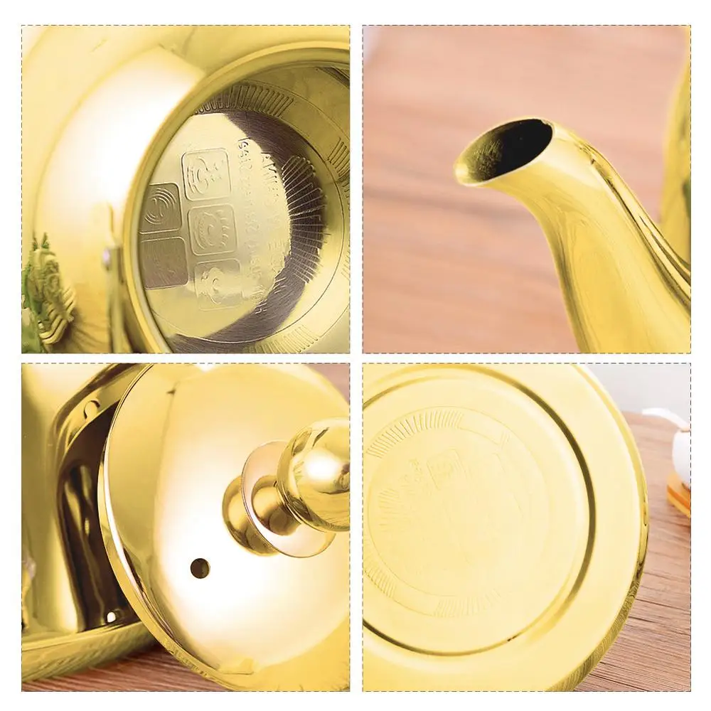 2L Whistling Kettle For Gas Stove Induction Cooker Stainless Steel Whistling Kettle Tea Kettle Water Bottle Coffee Tea Pot