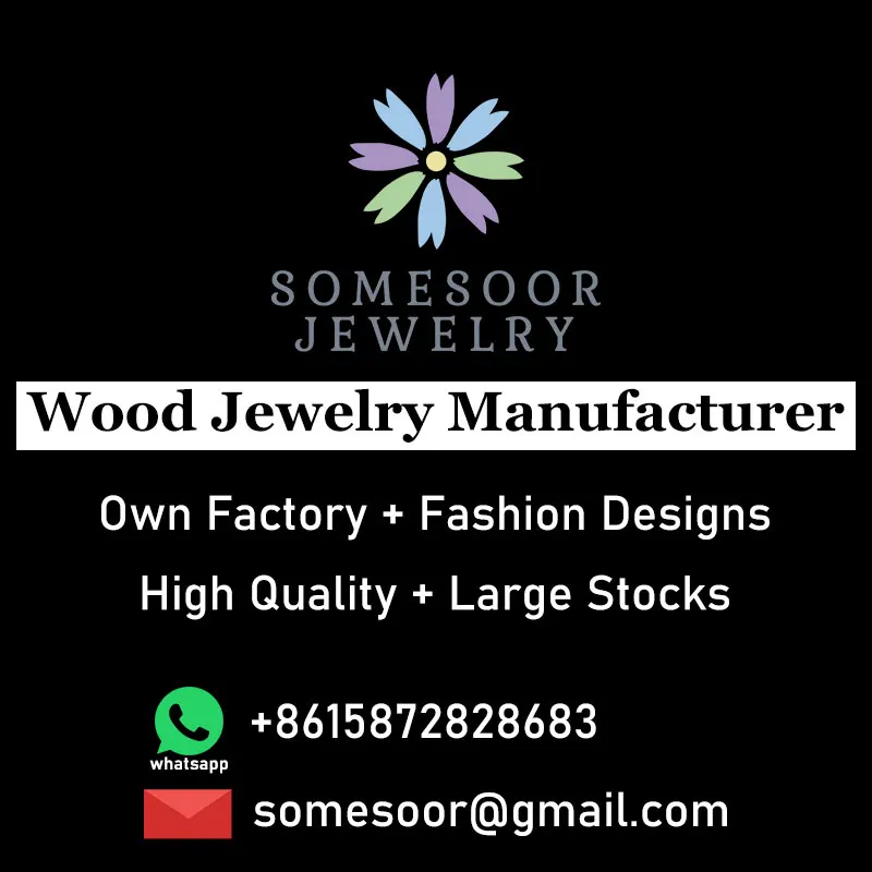 SOMESOOR Inspired Words Engraved African Wooden Drop Earrings Laser Cutting Carved Black Sayings Loops Dangle Jewelry For Women